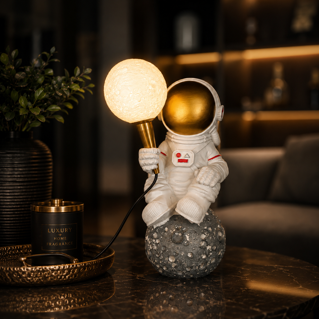 Modern Anime Table Lamp Astronaut-Themed LED Table Lamp
