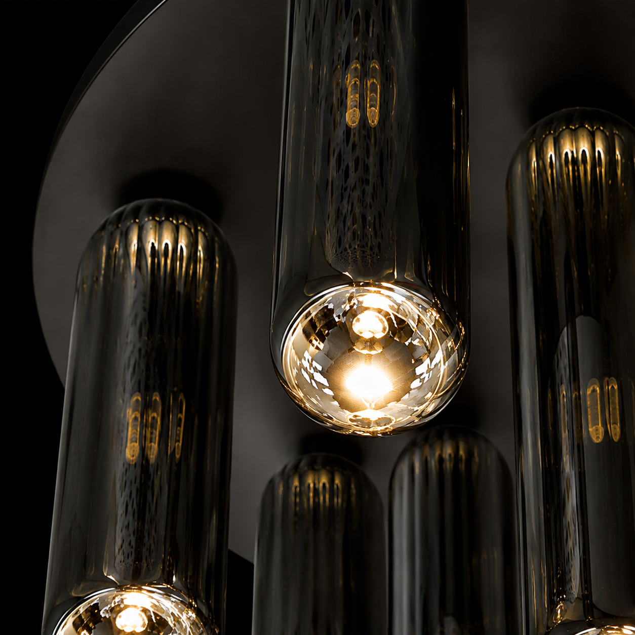 Noir Cascade Ceiling Light