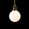 Full Moon Arc Glass Pendant Lamp
