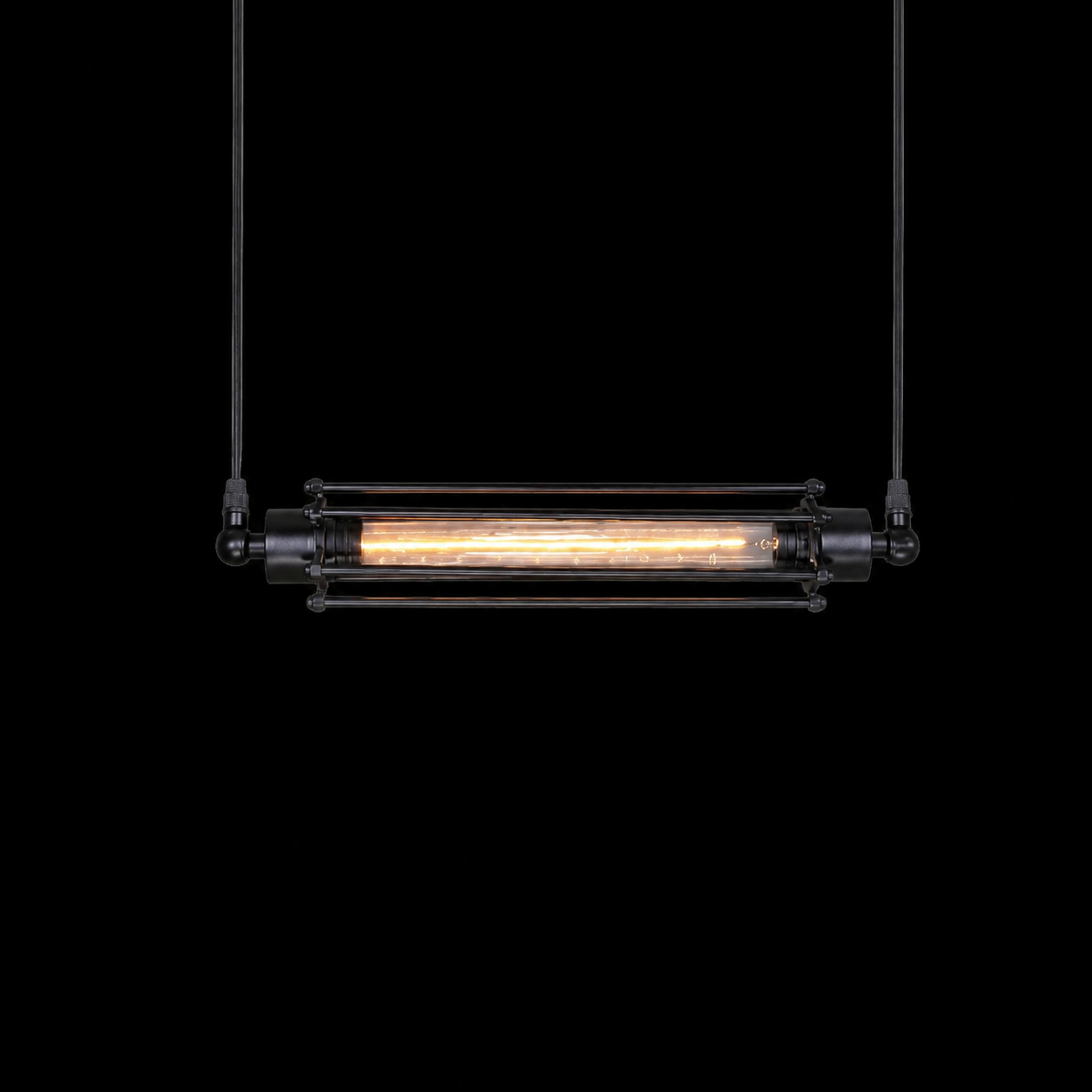 Rustic Refuge Lateral Iron Pendant Light