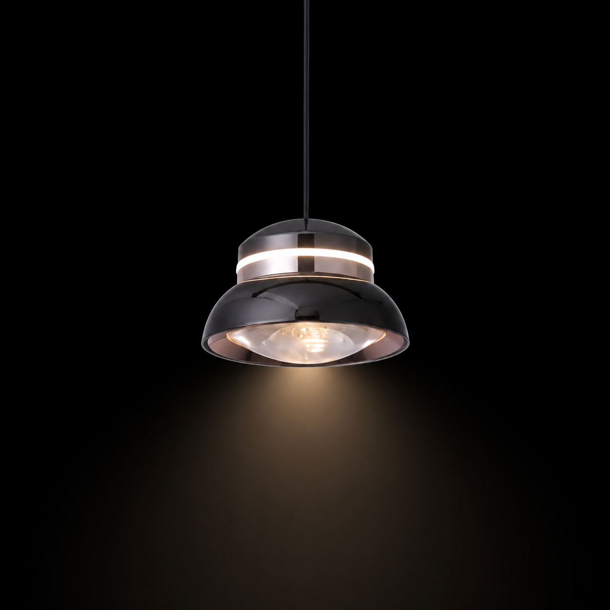 Casimir Pearl Black LED Pendant Lamp
