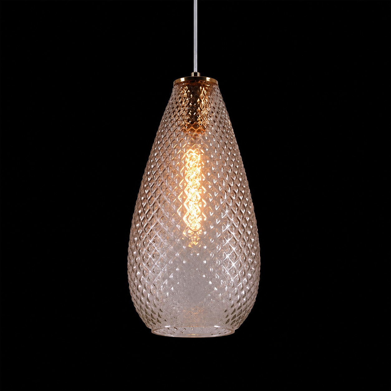 Amber Petals Pendant Lamp
