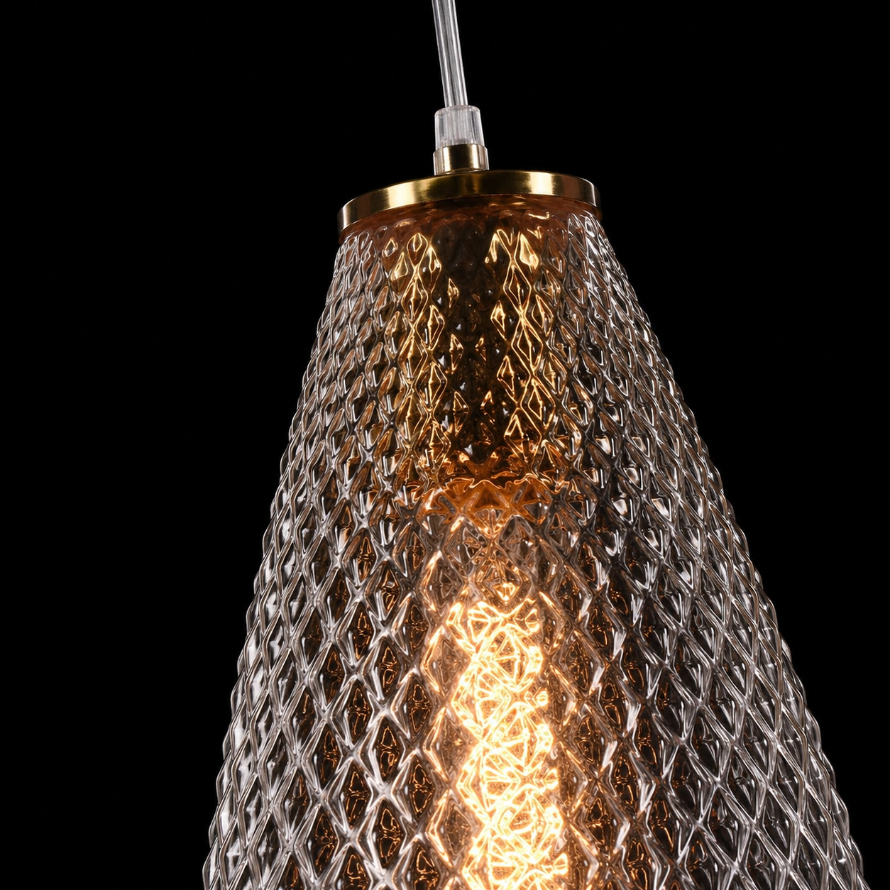 Amber Petals Pendant Lamp