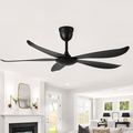 Catbird Black Ceiling Fan | 55W BLDC Motor | 1400mm | Black Body