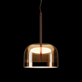 Pink Champagne Glass Pendant Lamp
