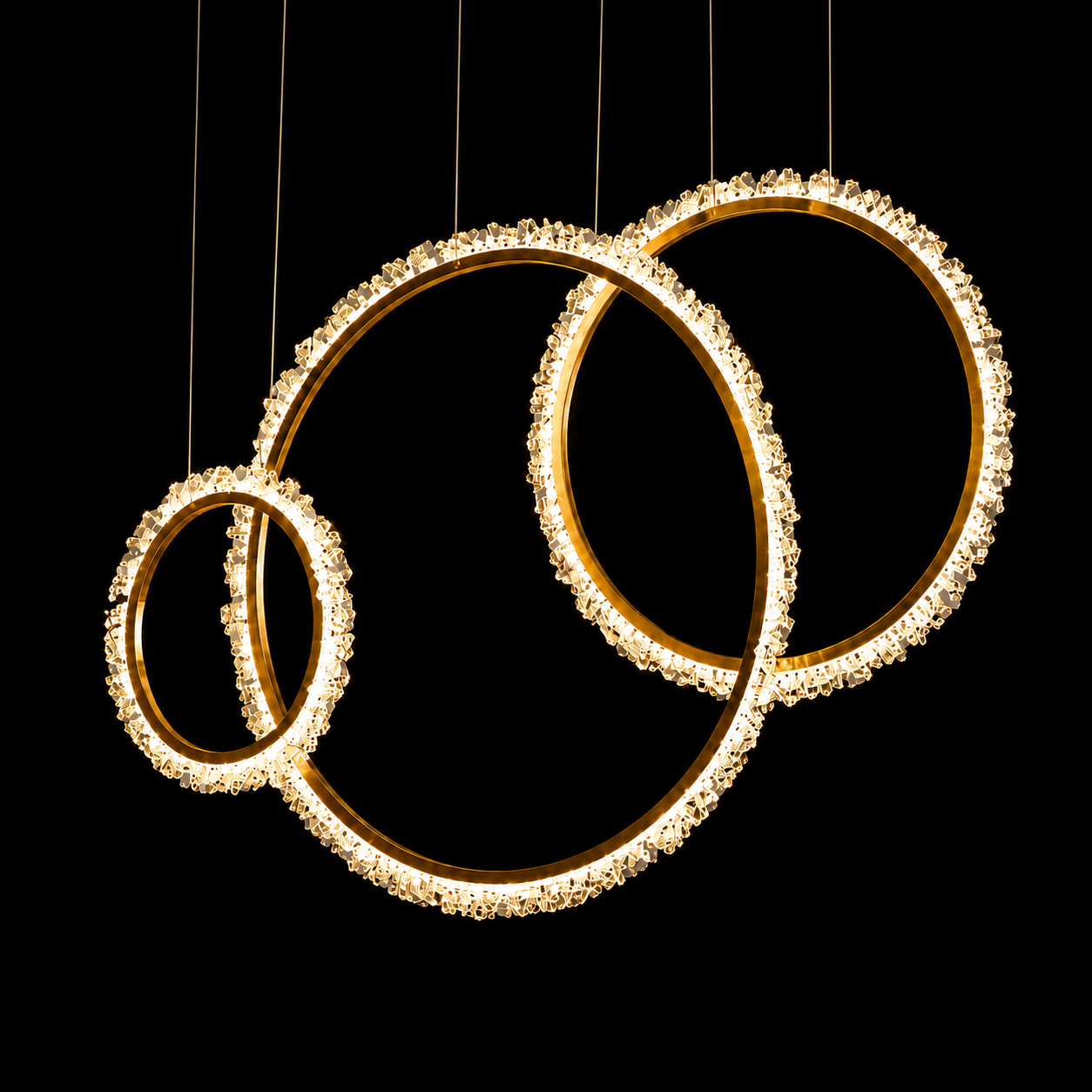 Kai (Crystal, set of 3) Chandelier