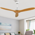 Kite Pine Ceiling Fan | 1320mm | Metal Body | Wooden Blade