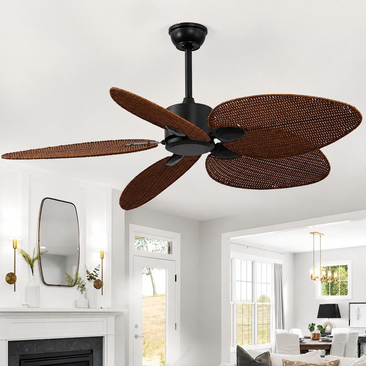 Raven Ceiling Fan | 50W BLDC Motor | 1320mm | Copper Iron Body