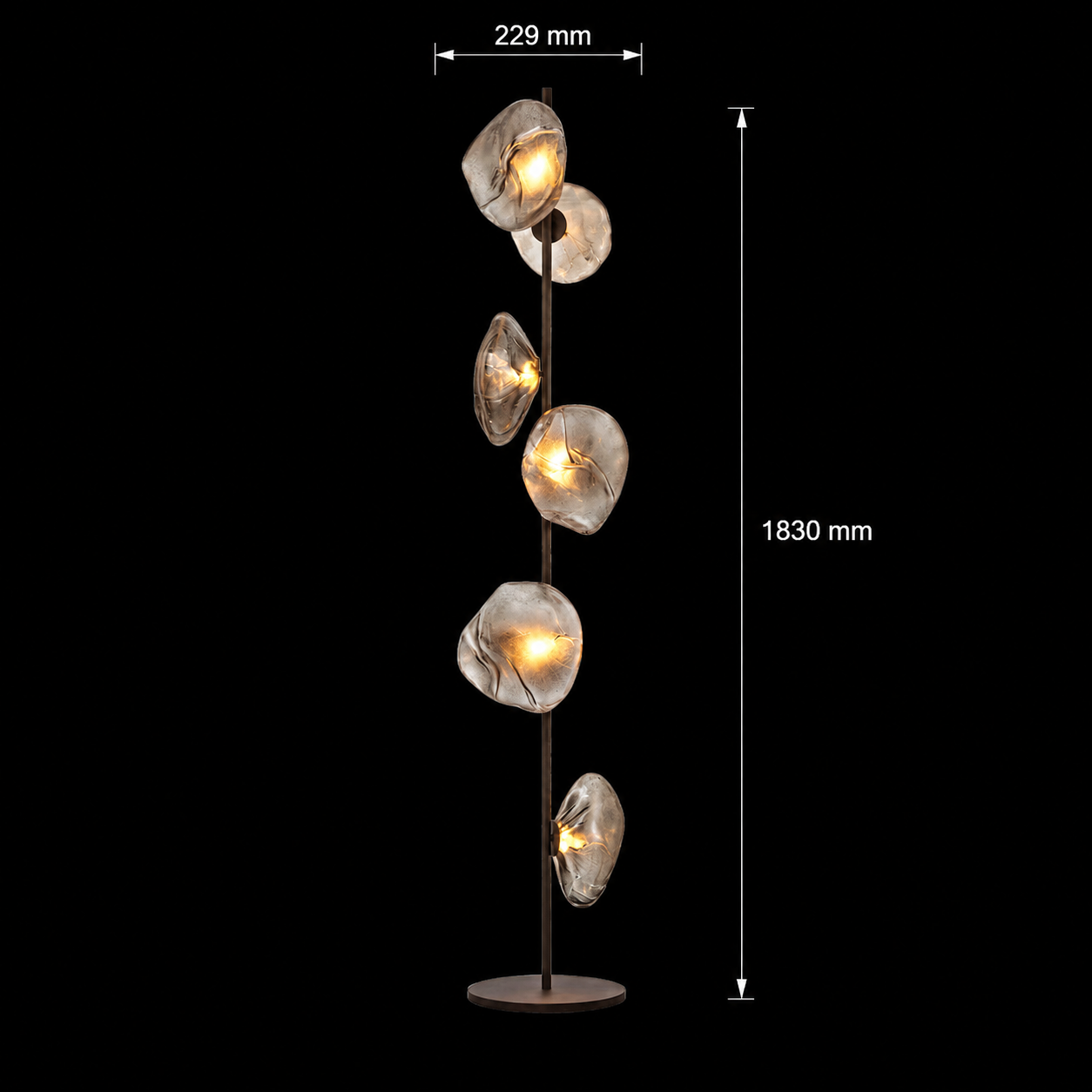 Clarissa (6 Head)LED Floor Lamp