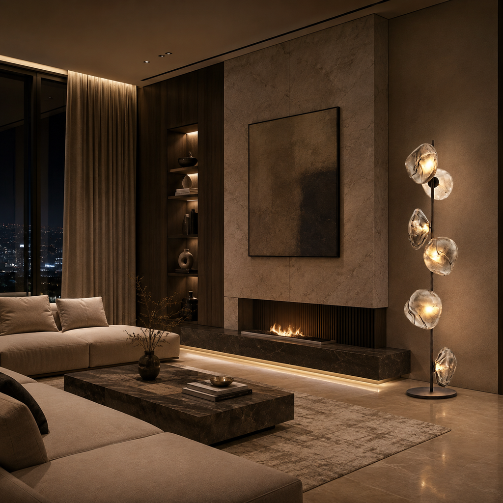 Clarissa (6 Head)LED Floor Lamp