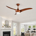 Curlew Dark Brown Under-light Ceiling Fans | 50W BLDC Motor | 1320mm | Metal Body