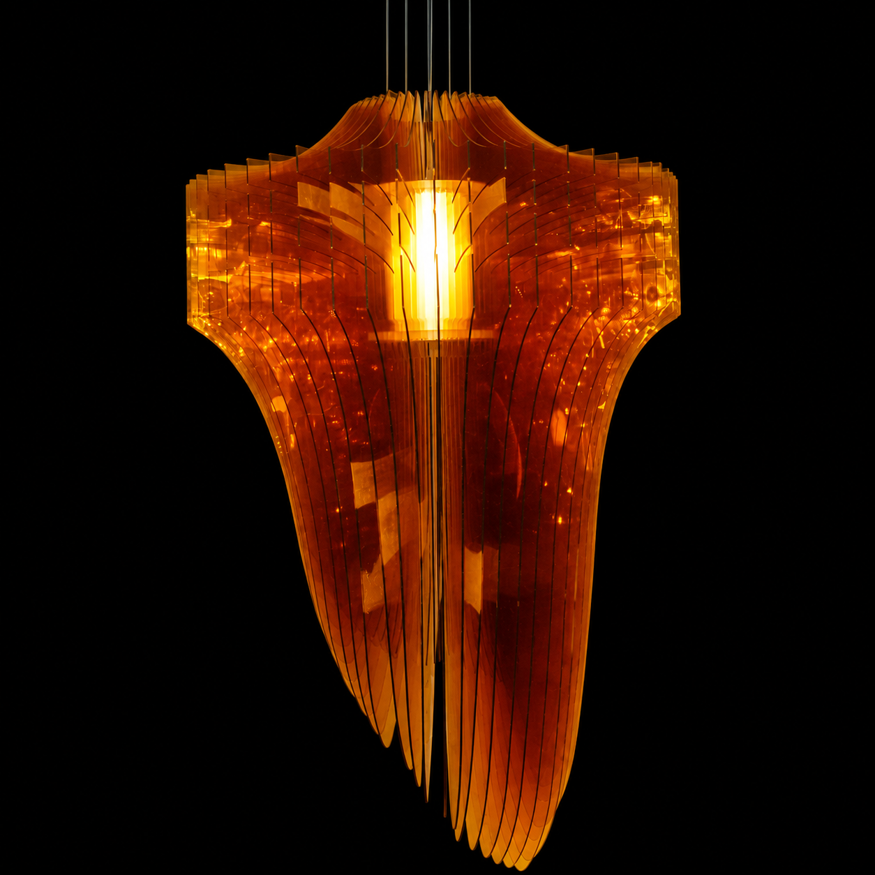 Golden Gleam Hanging Lamp