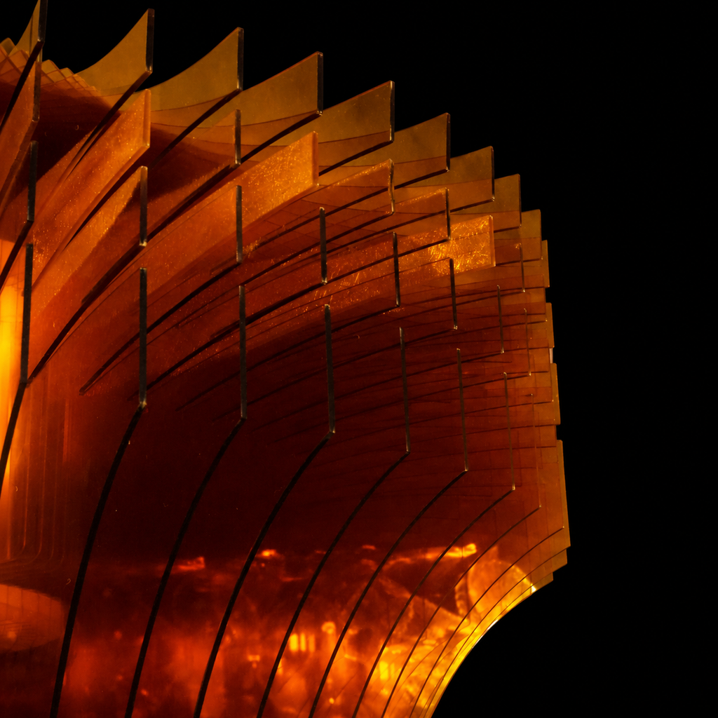 Golden Gleam Hanging Lamp