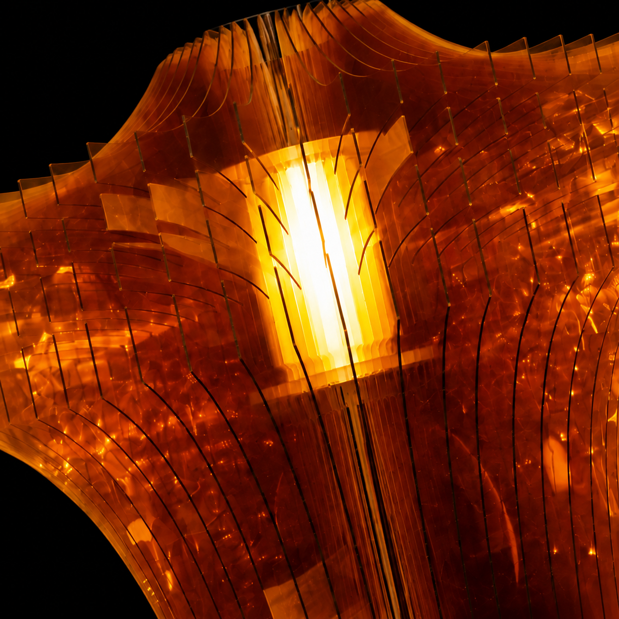 Golden Gleam Hanging Lamp