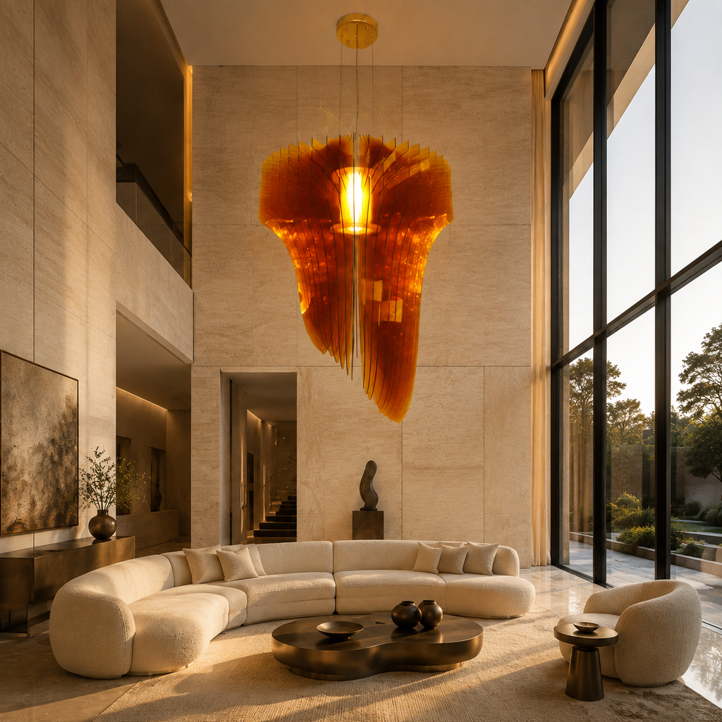 Golden Gleam Hanging Lamp
