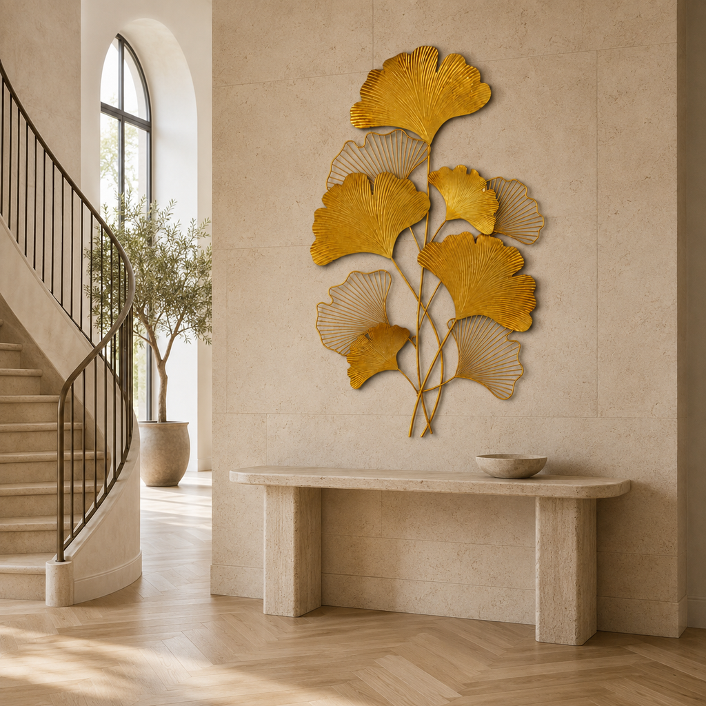 Nature's Grace Gold Wall Decor