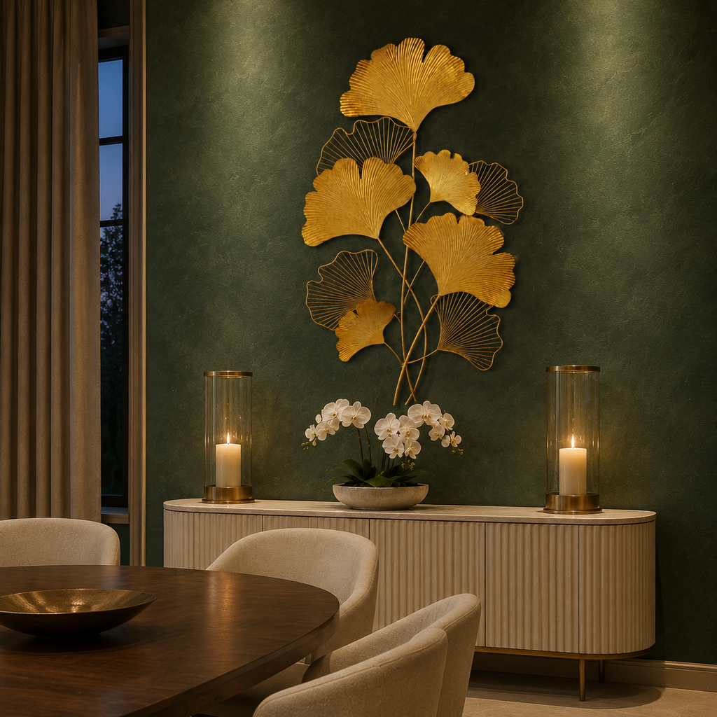 Nature's Grace Gold Wall Decor