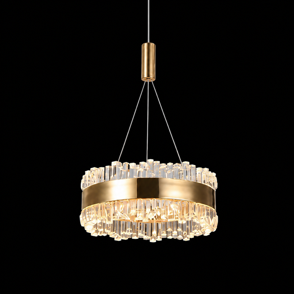 Celestia Crystal Ring Pendant Lamp