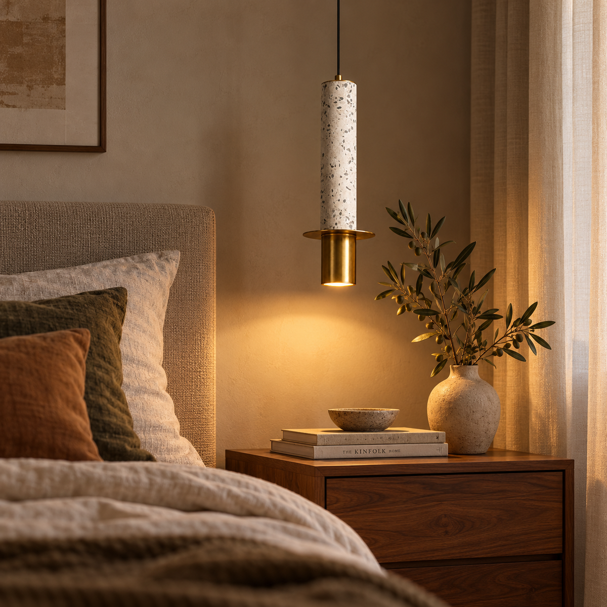 Terra Halo Column Pendant Light