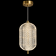 Elara Crystal Capsule Pendant Light