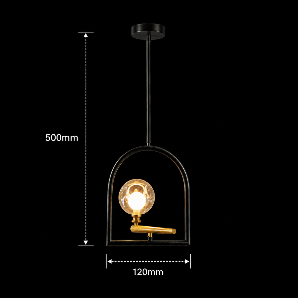 Halo Arc Pendant Light