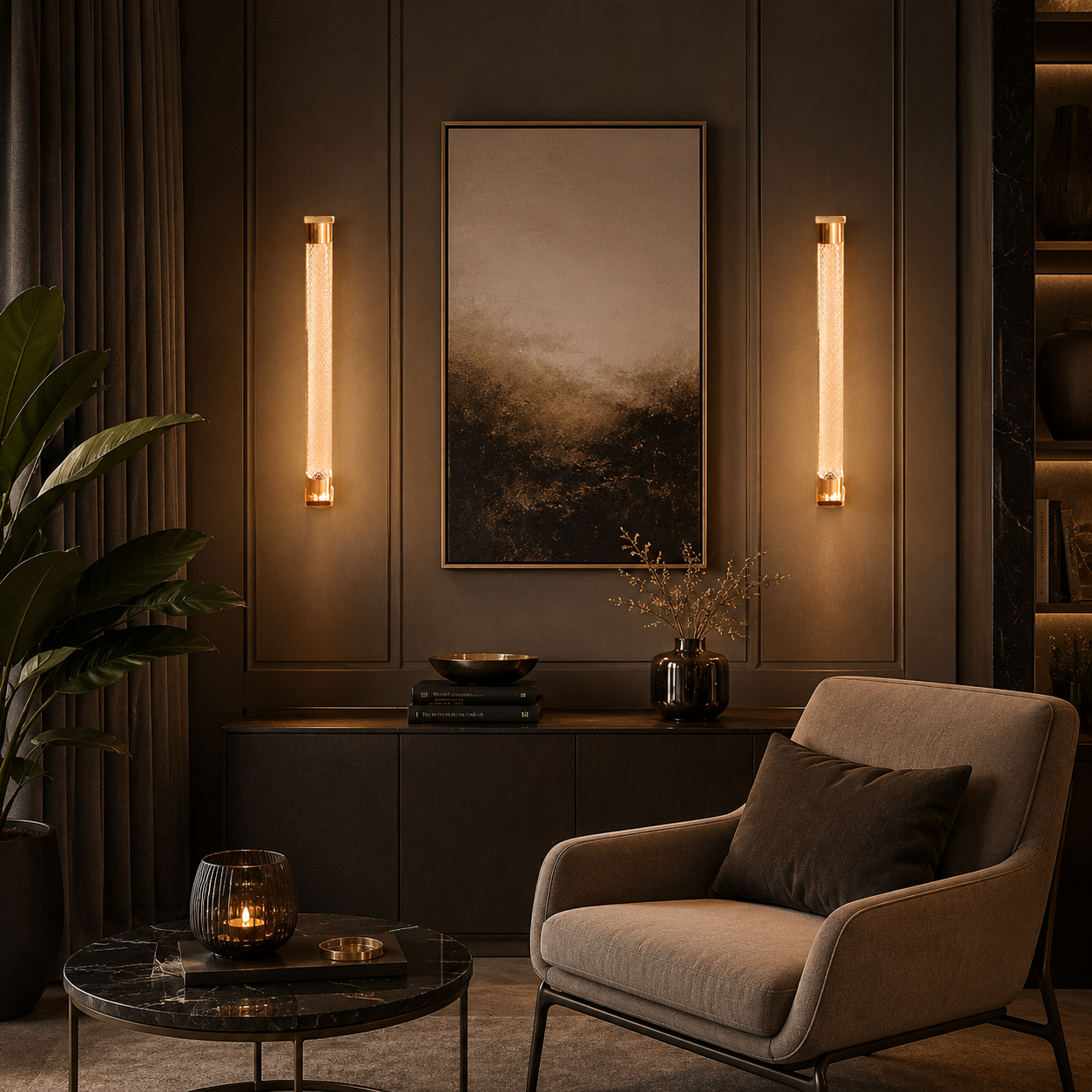 Elara Crystal Wall Light