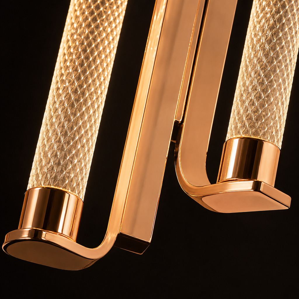Lyra Twin Crystal Wall Light
