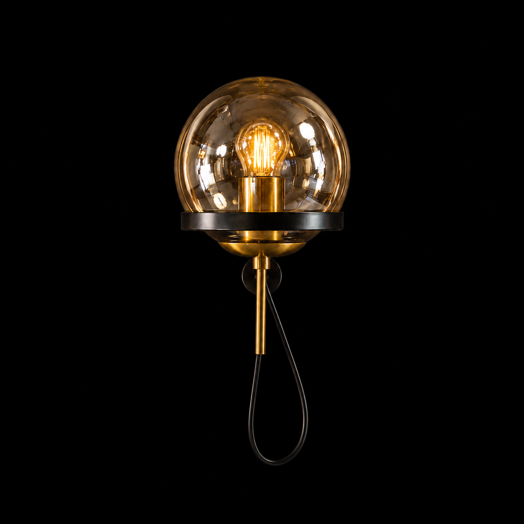 Vespera Halo Modern Luxury Sphere Wall Lamp