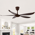 Catbird Brown Ceiling Fan | 55W BLDC Motor | 1400mm | Wooden Body