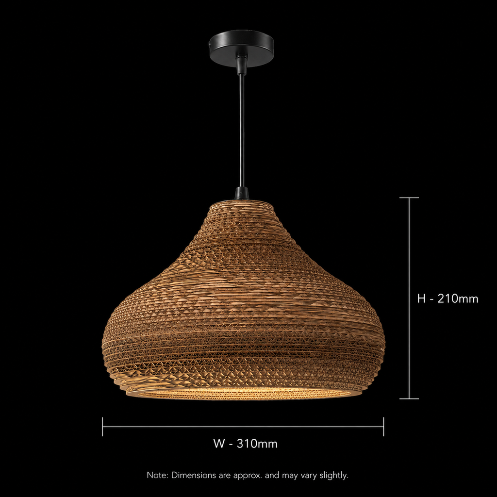Natural Weave Pendant Light