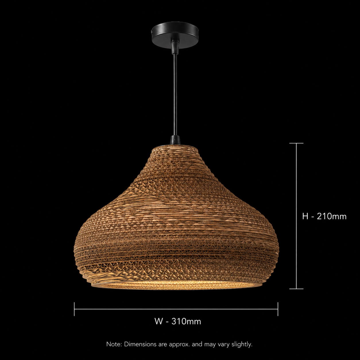 Natural Weave Pendant Light