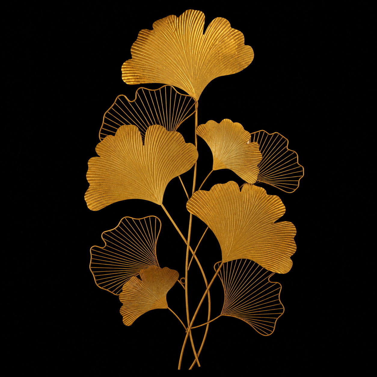 Nature's Grace Gold Wall Decor