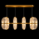 Aurelia Gold Crystal Linear Chandelier