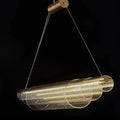 Cinnamon Aesthetic Glass Chandelier