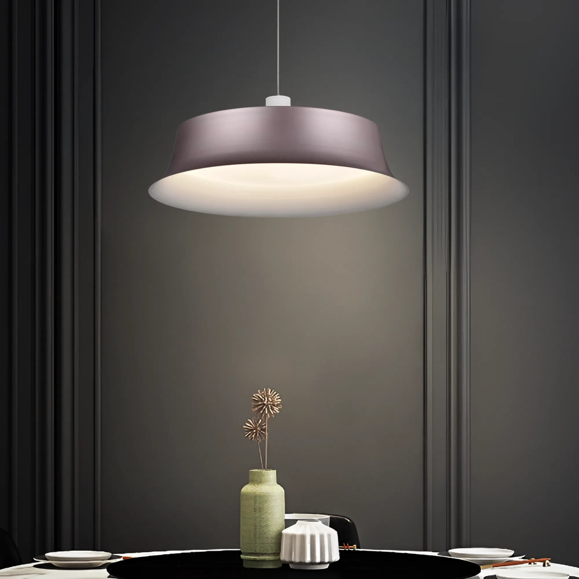 CoralGlow Modern Hanging Pendant Light