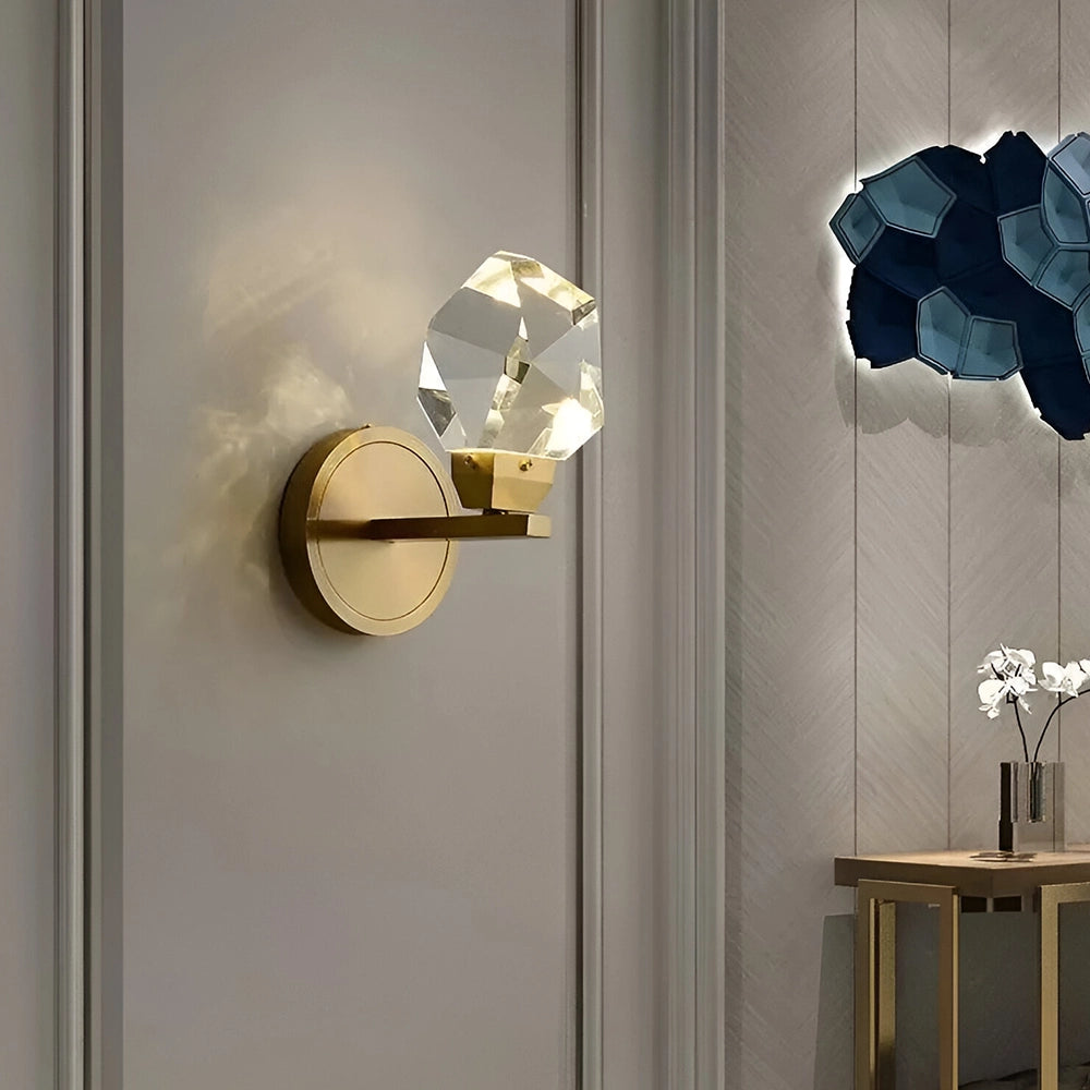 Crystal Prism Modern Wall Light