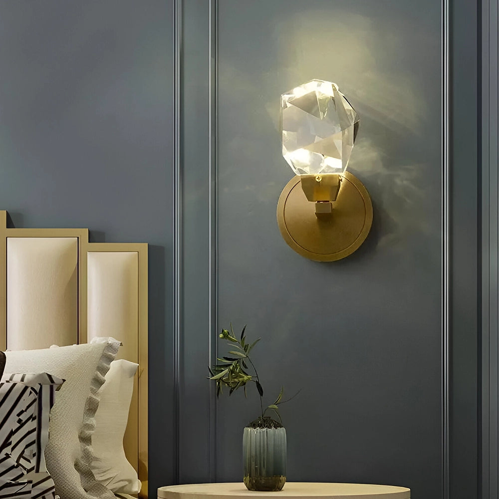 Crystal Prism Modern Wall Light