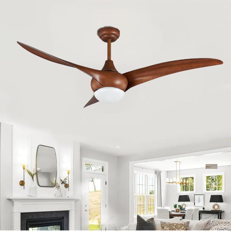 Curlew Dark Brown Under-light Ceiling Fans | 50W BLDC Motor | 1320mm | Metal Body