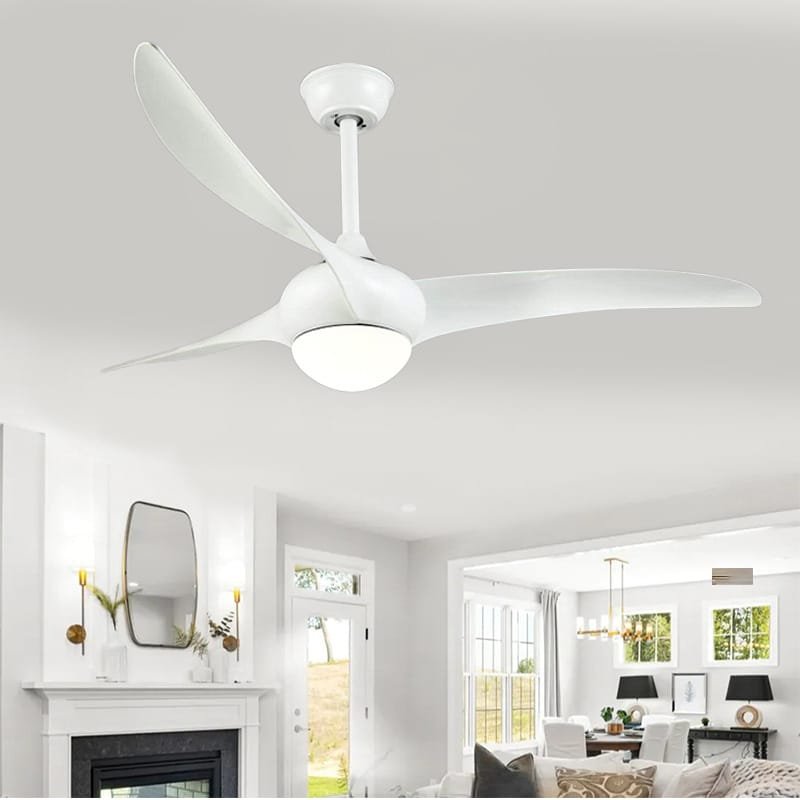 Curlew White Under-light Ceiling Fan | 50W BLDC Motor | 1320mm | Metal Body