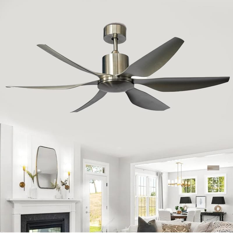 Dove Silver Ceiling Fan | 50W BLDC Motor | 1380mm | Metal Body