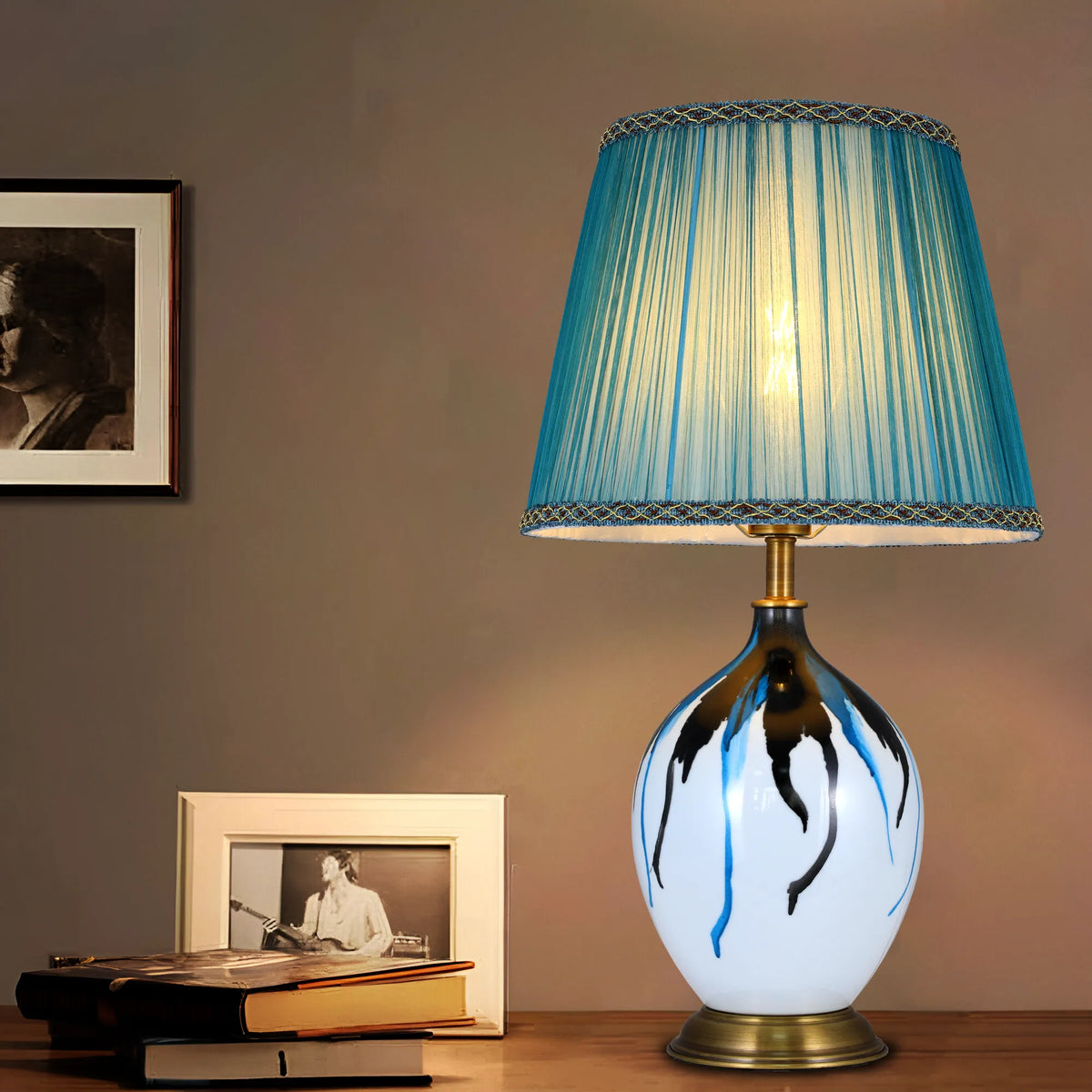 Elegance in Blue Illumination