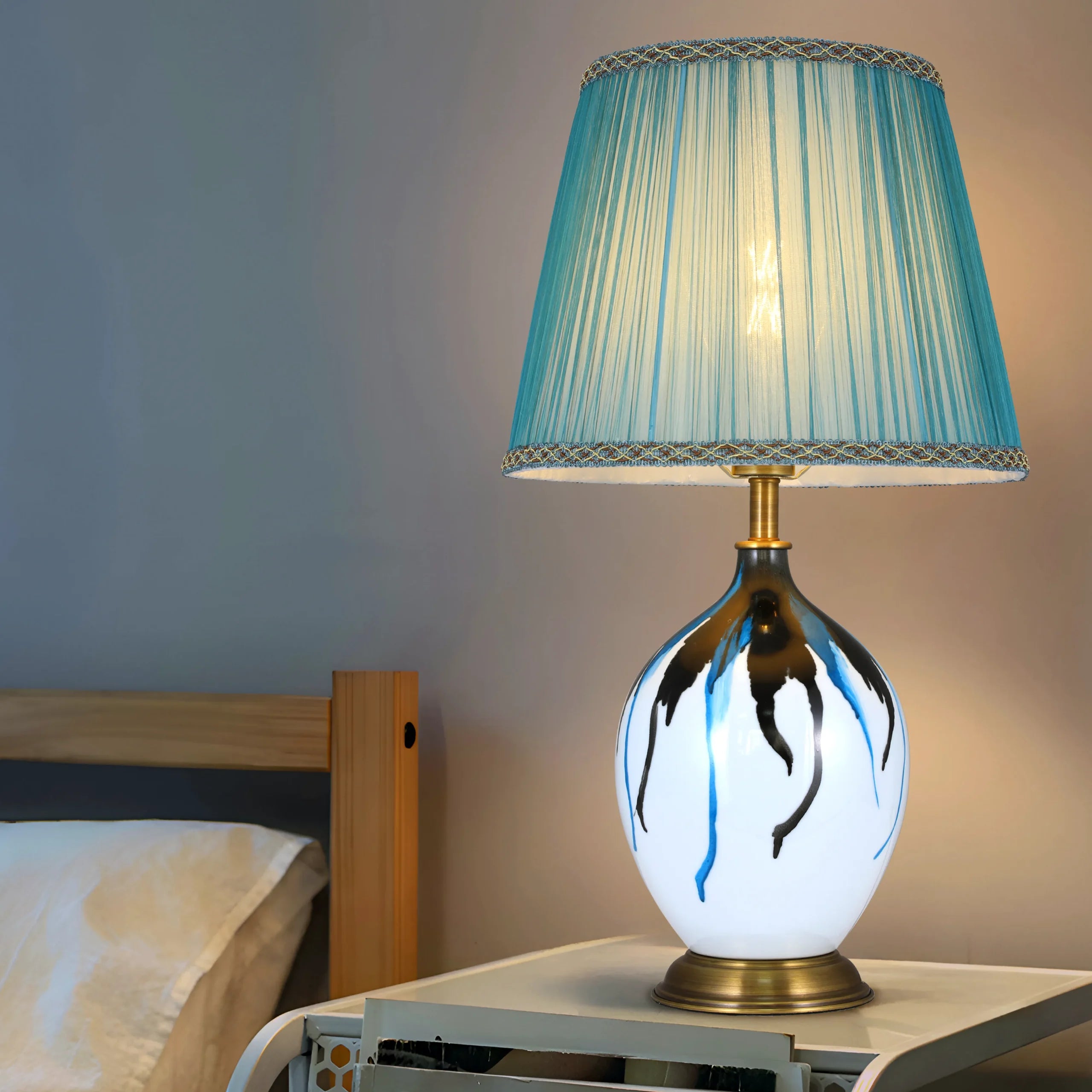 Elegance in Blue Illumination