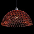 Ember Cell Orb Textured Dome Pendant Light