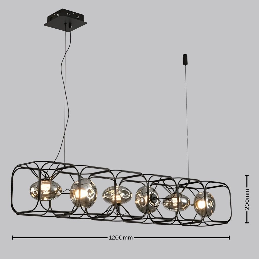 Eternal Cascade Arc Designer Chandelier