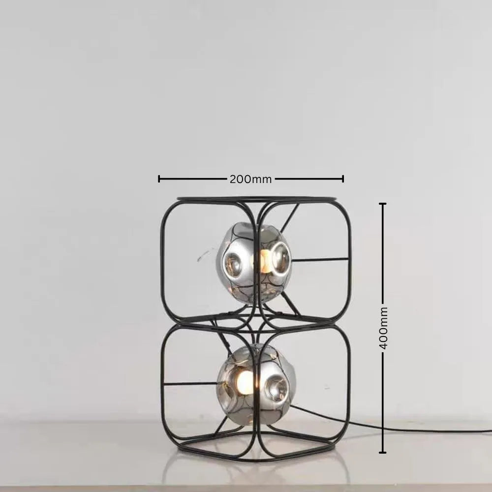 Eternal Cascade Modern Orb Table Lamp