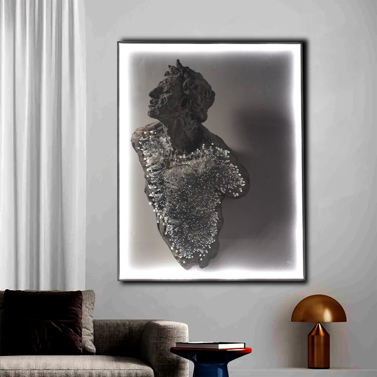 Eternal Gaze Sculpture Wall Art