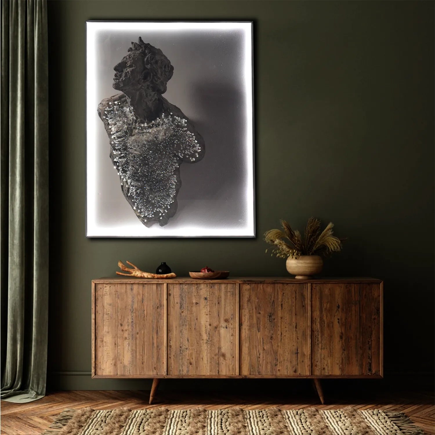 Eternal Gaze Sculpture Wall Art