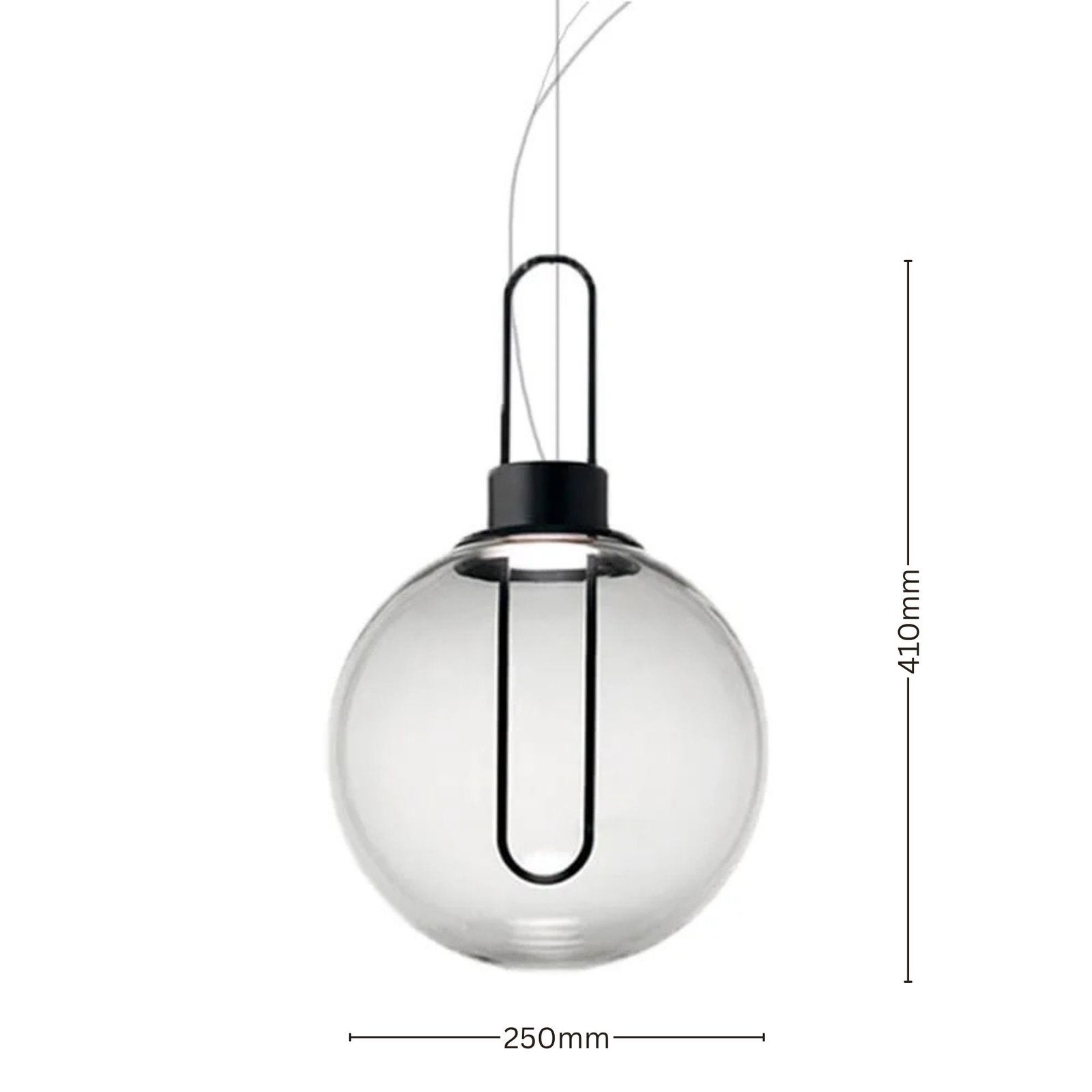 Evander (Black) Pendant Light