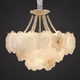 Pearl Petal Crystal Chandelier