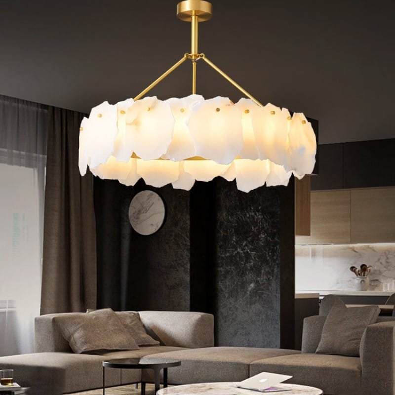 Fame of Nature 600 Natural Marble Modern Chandelier